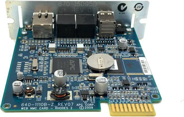 Alt view image 2 of 3 - Apc Ups Network Adapter Management Card 2 AP9631