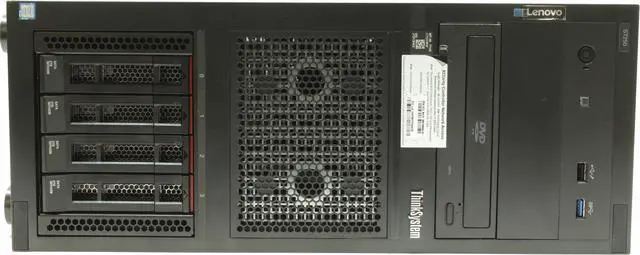 Alt view image 3 of 5 - Lenovo Think System ST250 Xeon E-2144G 3.6GHz Ram 32GB HDD 4x2TB 7Y45S1C800