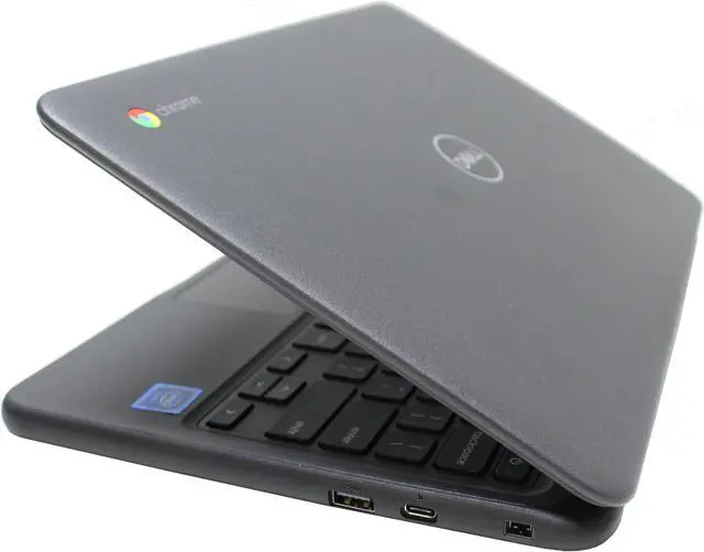 Alt view image 3 of 6 - Dell Chromebook 3100 11.6" Intel Celeron N4020 1.1 GHz eMMC 32Gb RAM 4Gb VH5H8 P29T001