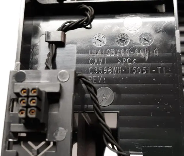 Alt view image 4 of 5 - HP Z440 Workstation Memory Modules Cooling Fan Assembly 752561-001 C3598WH 748799-001