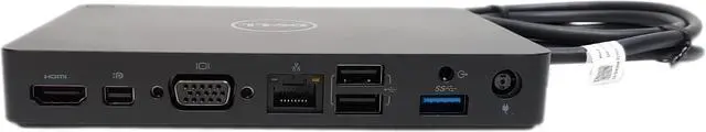 Alt view image 3 of 5 - Dell Docking Station WD15 4K USB-C VGA HDMI mini DP With AC Adapter Input:19.5v 6.7/9.23A 180W 91K93 K17A K17A001
