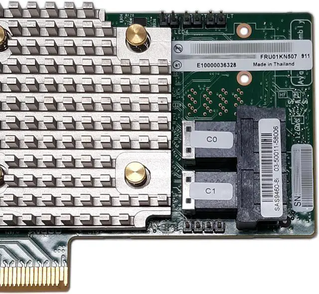 Alt view image 4 of 7 - Lenovo ThinkSystem RAID 930-8i 2GB Flash PCIe 12Gb Adapter Cable Battery 01KN507 - OEM