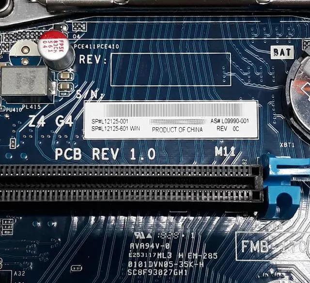 Alt view image 4 of 4 - HP Z4 G4 Workstation Motherboard LGA2066 L09990-001 L12125-001 L12125-601