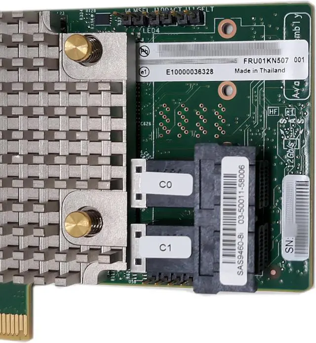 Alt view image 3 of 7 - Lenovo ThinkSystem RAID 930-8i 2Gb Flash PCIe 12Gb Adapter with Flash Battery 01KN513 01KN507