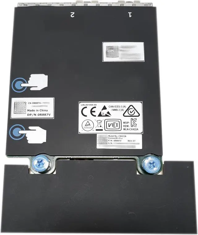 Alt view image 3 of 3 - Dell Mellanox CX422A ConnectX-4 Dual Port 25GbE SFP Network Daughter Card R887V 0R887V