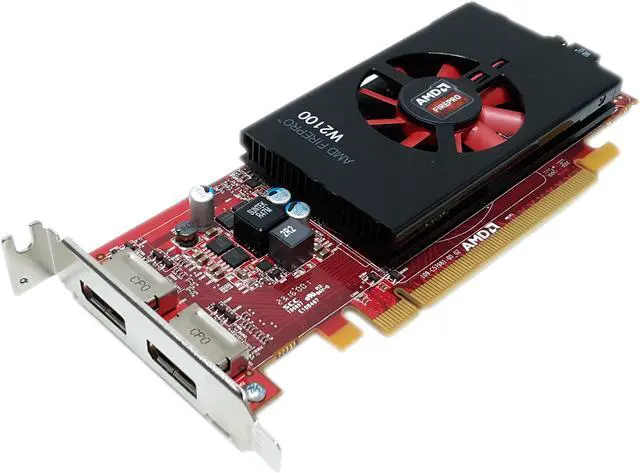 Main image of HP AMD FirePro W2100 2GB 128bit DDR3 PCI-E 3.0 2xDP 102C5790900 762896-001 763264-001