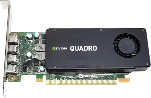 Alt view image 2 of 3 - HP Quadro K1200 4GB 4xDP PCI-e x16 L4D16AA 801195-002 846583-001 900-5G200-0300-100 T7T59AT