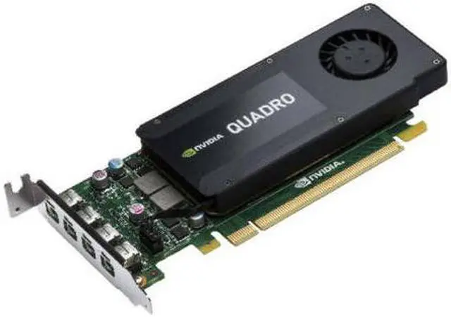 Alt view image 3 of 3 - HP Quadro K1200 4GB 4xDP PCI-e x16 L4D16AA 801195-002 846583-001 900-5G200-0300-100 T7T59AT