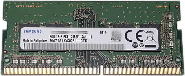 Main image of HP Samsung 8GB M471A1K43CB1-CTD DDR4-2666 No-ECC CL19 260pin SODIMM L04439-501