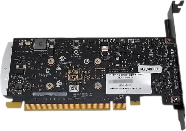 Alt view image 4 of 4 - PNY nVidia T600 4Gb GDDR6 128-bit PCIe16 4xminiDP 900-5G172-1721-000 RVCNT600ATX