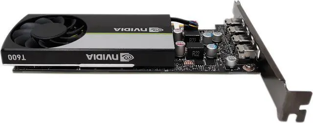 Alt view image 3 of 4 - PNY nVidia T600 4Gb GDDR6 128-bit PCIe16 4xminiDP 900-5G172-1721-000 RVCNT600ATX