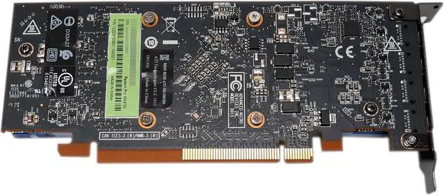 Alt view image 3 of 3 - AMD Radeon Pro WX4100 4GB 4x Mini DP HP+LP Bracket 102D0150601 100-506008