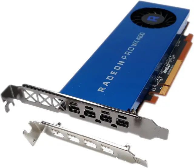 Alt view image 2 of 3 - AMD Radeon Pro WX4100 4GB 4x Mini DP HP+LP Bracket 102D0150601 100-506008