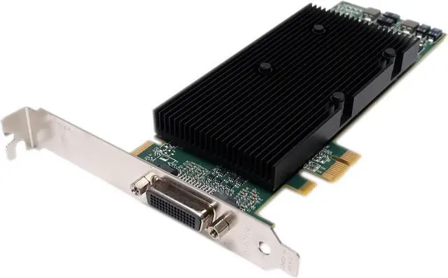 Alt view image 2 of 4 - Matrox M9120 512MB PCI Express x1 Low-Profile Card M9120-E512LAU1F