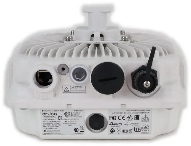 Alt view image 3 of 3 - HPE Aruba AP-377-US Wireless Outdoor Access Point Wi-Fi 5 5GHz 2.4GHz 802.11ac APEX0377 IP66/IP77 JZ183A