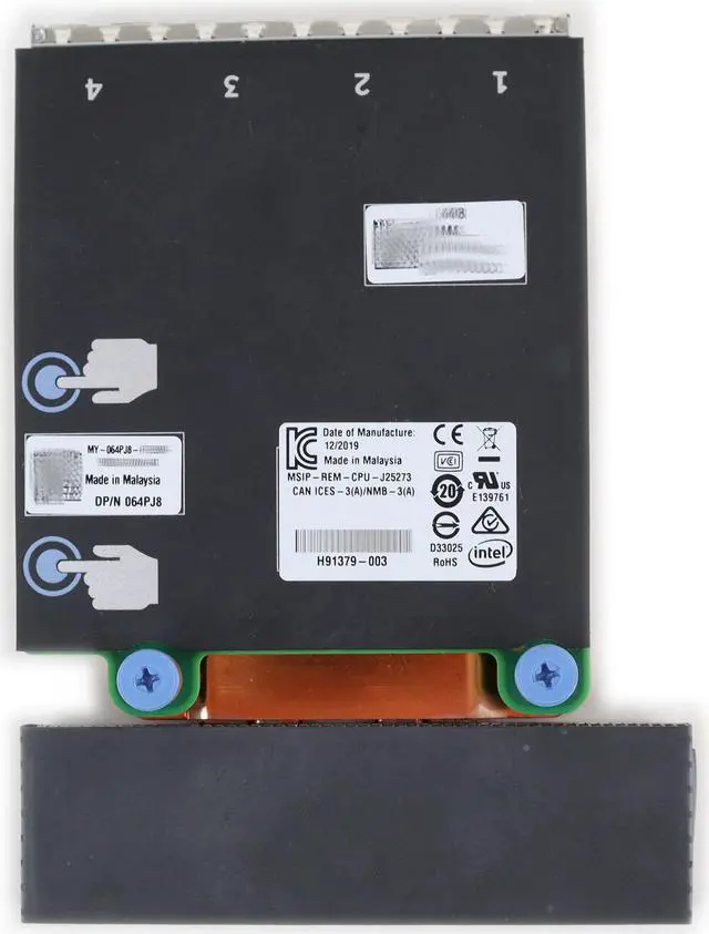 Alt view image 3 of 3 - Dell Intel X550-T4 Ethernet 10Gb Quad Port Network Daughter Card RJ45 64PJ8 H91379-003 for RX740
