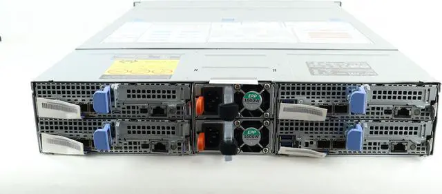 Alt view image 6 of 7 - Dell Powerwdge C6400 4x Xeon Gold 6130 RAM 512GB SSD 4x960GB Network Adapter NVMe Extender J5TC7 YTVTT