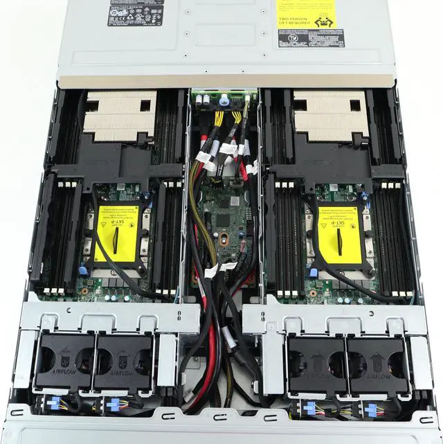 Alt view image 4 of 7 - Dell Powerwdge C6400 4x Xeon Gold 6130 RAM 512GB SSD 4x960GB Network Adapter NVMe Extender J5TC7 YTVTT