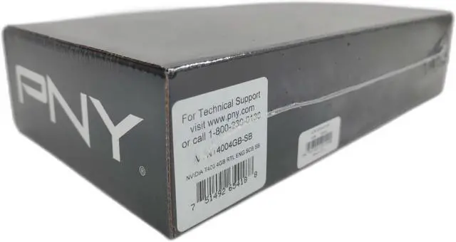 Alt view image 2 of 5 - PNY T400 nVIDIA VCNT4004GB-SB 4GB 64-bit GDDR6 PCI E 3.0 x16 Low Profile SFF