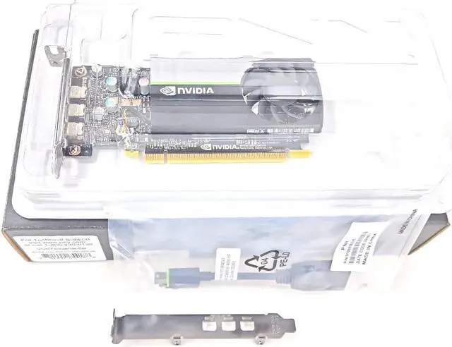 Alt view image 3 of 5 - PNY T400 nVIDIA VCNT4004GB-SB 4GB 64-bit GDDR6 PCI E 3.0 x16 Low Profile SFF