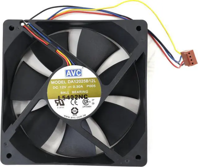 Main image of AVC Cooling Fan DA12025B12L DC 12v 0.3A 120mm 4-Pin 4-Wire