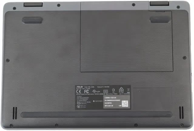 Alt view image 4 of 4 - Asus Chromebook 11.6" Celeron N4020 1.1GHz 4GB RAM 32GBb eMMC C204MA-YZ02-GR