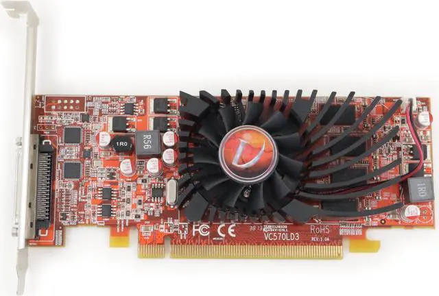 Alt view image 3 of 5 - VisionTek HD 5570 1GB GDDR3 VHD PCI-e VHDCI VTK-401005