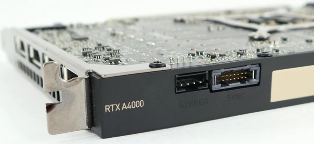 Alt view image 4 of 5 - HP Nvdia RTX A4000 16GB ECC 900-5G190-0300-001 20X24AT M12947-002 N23438-001