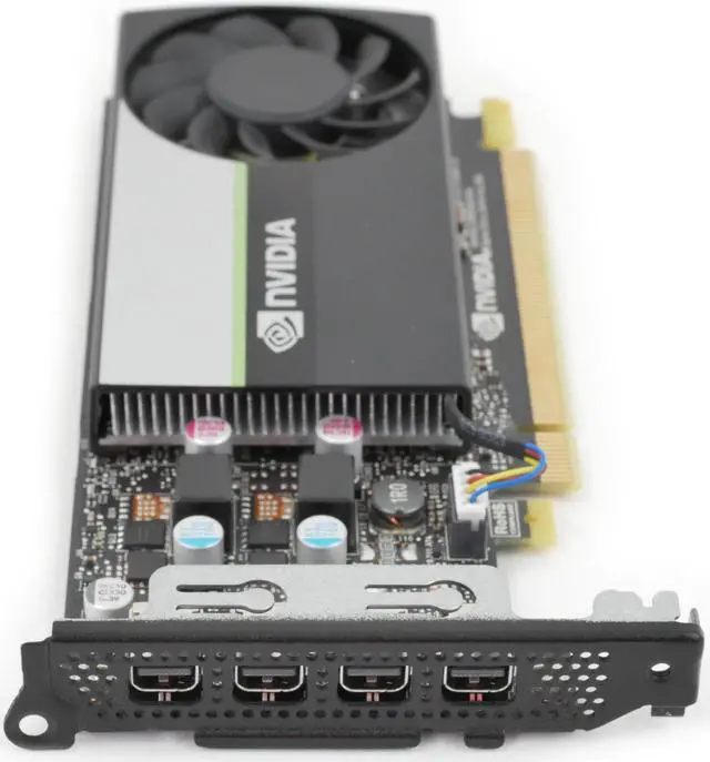 Alt view image 3 of 4 - Lenovo nVidia T600 4GB GDDR6 PCIe x16 4x miniDP 900-5G172-2721-000 5V10Y65017