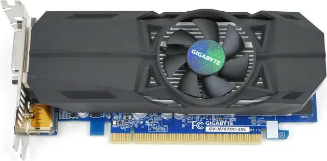 Alt view image 2 of 4 - Gigabyte GV-N75TOC-2GL GTX750Ti 2GB PCIe 2xHDMI DP DVI LP