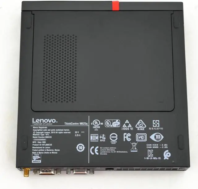 Alt view image 4 of 4 - Lenovo ThinkCentre M625q AMD E2-9000e M.2 32GB RAM 4GB Radeon R2 10TL000CUS