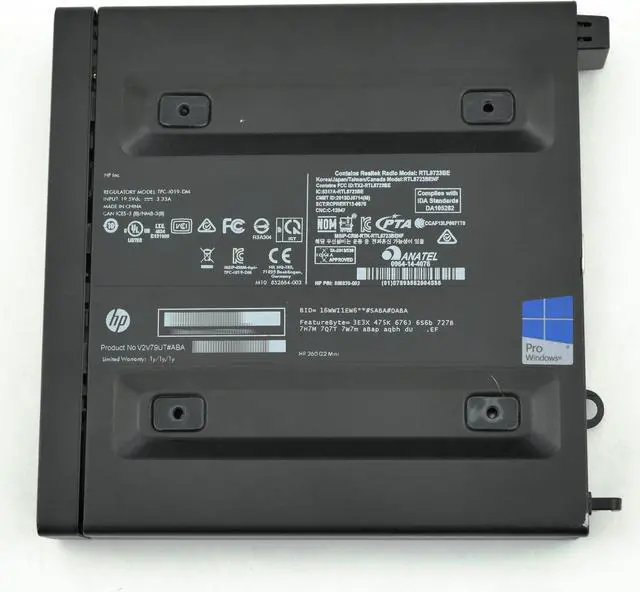 Alt view image 4 of 4 - HP 260 Gen 2 mini Intel Core i5-6200U 2.3GHz RAM 4GB HDD 500GB V2V79UT#ABA
