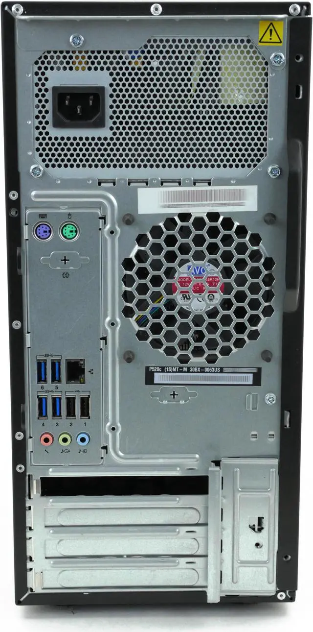 Alt view image 3 of 5 - Lenovo ThinkStation P520c W-2123 RAM 32GB NVMe 512GB Quadro P400 M30BX-0063US