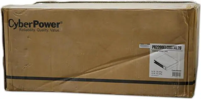 Alt view image 4 of 5 - CyberPower Smart App Sinewave UPS RM 2200Va 1650W 230V PR2200ELCDRTXL2U