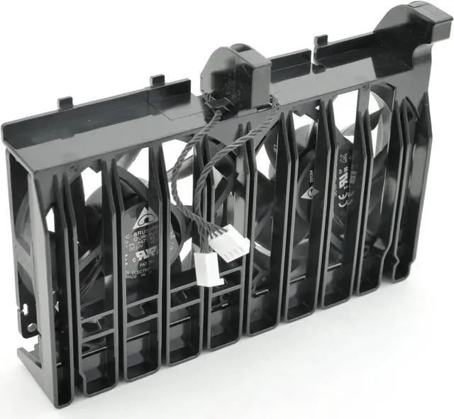 Alt view image 2 of 5 - HP Z840 Workstation Front Case Dual Cooling fans Shroud 468762-003 530561-002 530551-002