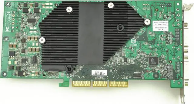 Alt view image 5 of 5 - PNY nVIDIA Quadro FX3000 VCQFX3000 256MB AGP Dual DVI S-Video BIOS 4.35.20.23.07
