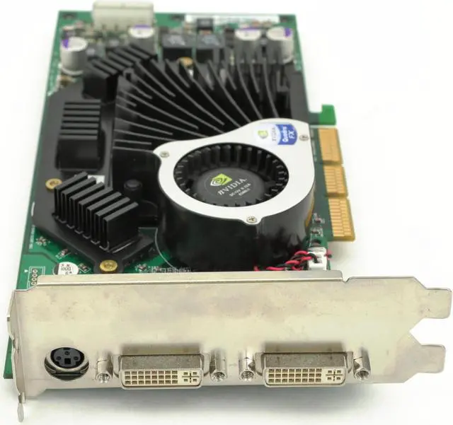 Alt view image 3 of 5 - PNY nVIDIA Quadro FX3000 VCQFX3000 256MB AGP Dual DVI S-Video BIOS 4.35.20.23.07