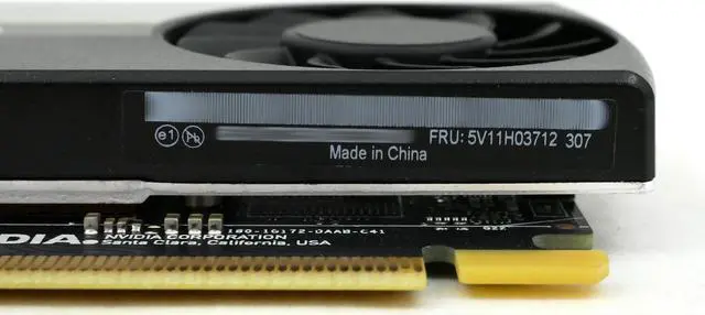 Alt view image 5 of 5 - Lenovo nVIDIA T400 4GB GDDR6 PCI-e x16 3 mini-DP 900-5G172-2740-000 5V11H03712