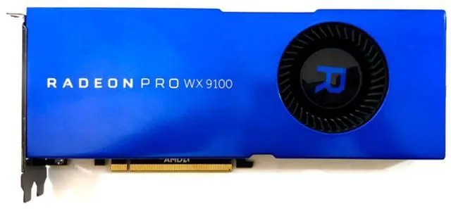 Main image of AMD Radeon Pro WX 9100 WX9100 16GB HBM2 PCI-e x16 6x mini-DP 100-505957