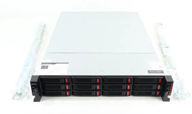 Main image of Buffalo TeraStation 51210RH RM 2U 8GB RAM 96TB HDD 12 bays Gigabit Ethernet TS51210RH9612