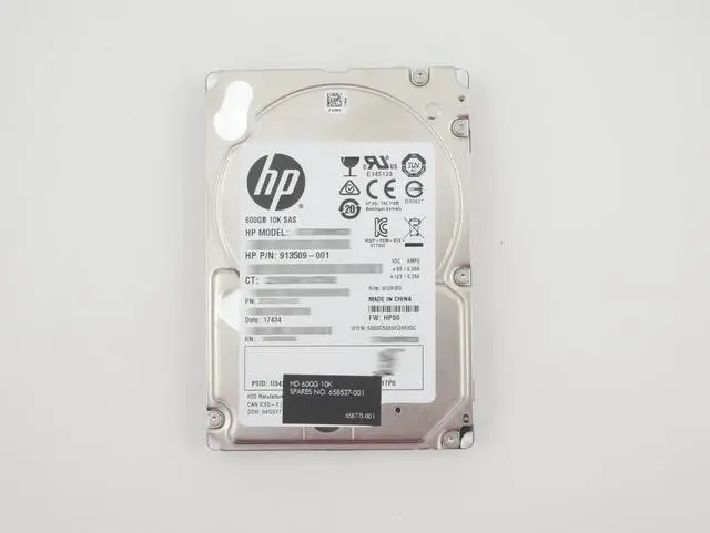 Alt view image 2 of 3 - HP 600GB SAS 12Gb/s 10K RPM 2.5" HDD 913509-001 658537-001
