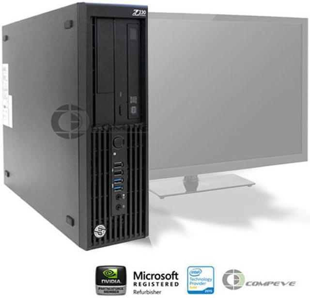 Refurbished: HP Z230 SFF Workstation D1P35AV Intel Xeon E3-1245v3
