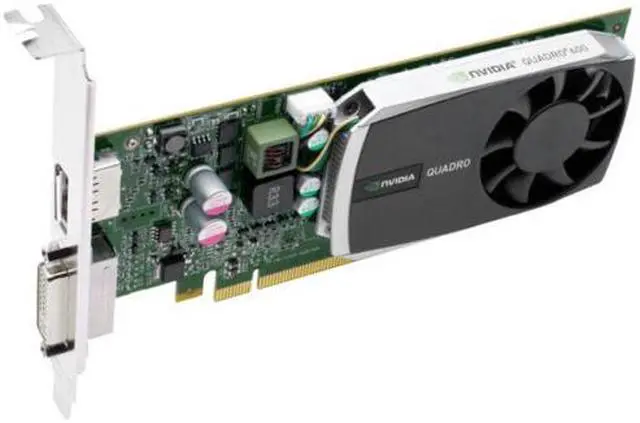 Alt view image 2 of 3 - nVidia Quadro 600 1GB DDR3 PCIe x16 DVI DisplayPort Video Graphics Card OEM