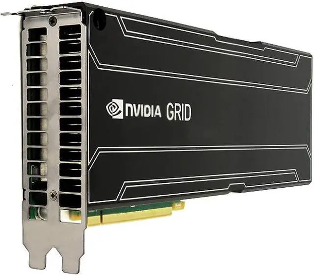 Alt view image 3 of 3 - NVIDIA Video Card 900-52055-0010-000 GRID K2 8GB DDR5 PCI-Express Passive Cooling White Brown Box NCNR