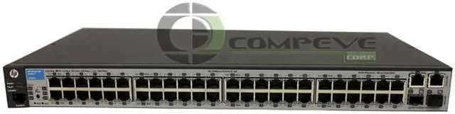 Main image of HP J9626A Managed Switch 48x RJ-45 + 2x RJ-45 Gigabit Uplink + 2x SFP 10/100Mbp