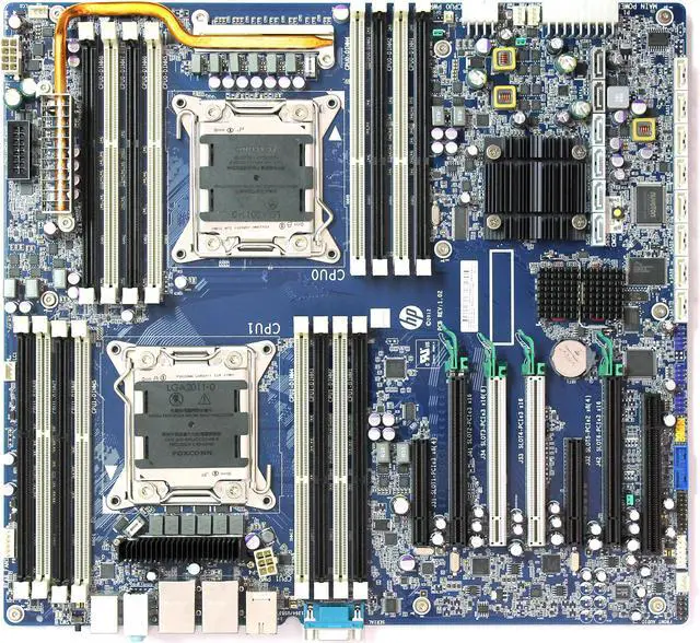 Alt view image 2 of 3 - Hp 708610-001 1333Mhz System Board Patsberg For Z820 Workstation Pc