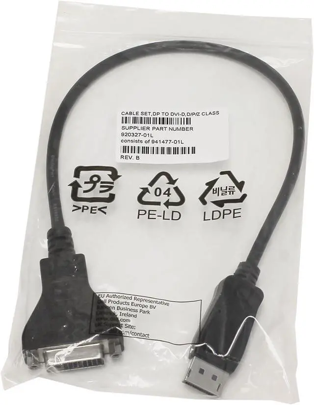 Alt view image 3 of 4 - Display Port/DVI Cable