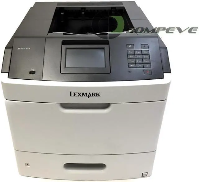 Alt view image 4 of 6 - Lexmark MS810DE Laser Printer - Monochrome - 1200 x 1200 dpi Print - Plain Paper Print - Desktop - 55 ppm Mono Print - 650 sheets Standard Input Capacity - 250000 Duty Cycle - Automatic Duplex ...