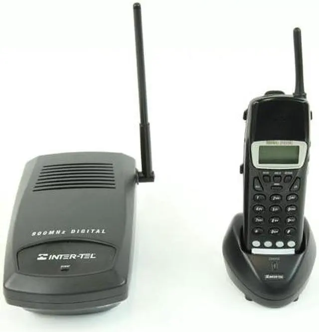 Alt view image 3 of 6 - Panasonic KX-DT343-B-R Digital Corded Phone W/ 3-Line Backlit LCD Display And Bluetooth Module Compatibility