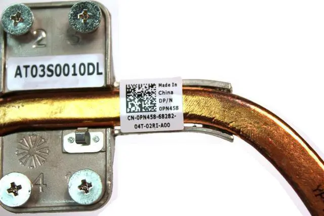 Alt view image 3 of 5 - New Dell latutude E4300 CPU Heatsink - PN458 AT03S0010DL